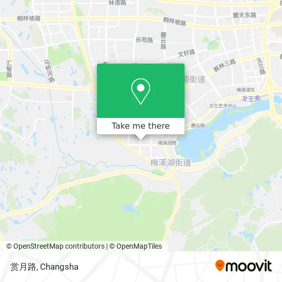 赏月路 map