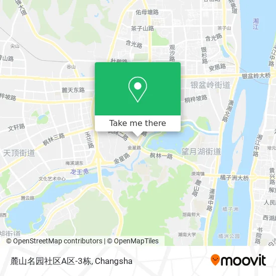 麓山名园社区A区-3栋 map