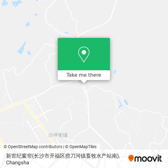 新世纪窗帘(长沙市开福区捞刀河镇畜牧水产站南) map