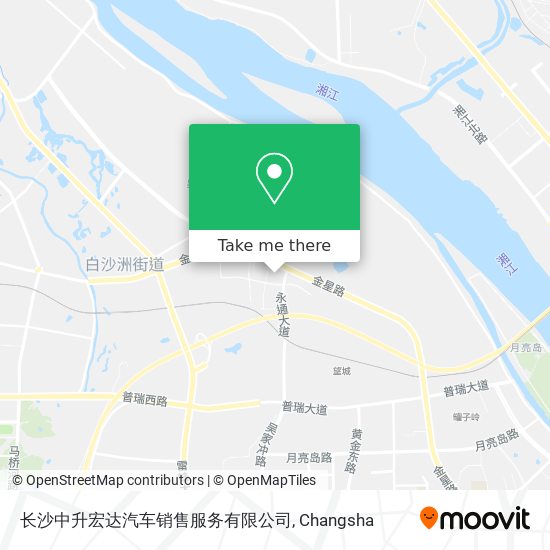 长沙中升宏达汽车销售服务有限公司 map