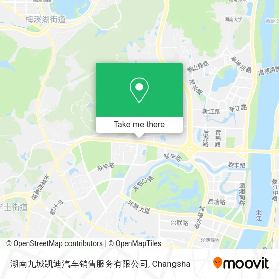 湖南九城凯迪汽车销售服务有限公司 map