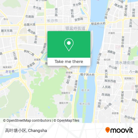 高叶塘小区 map