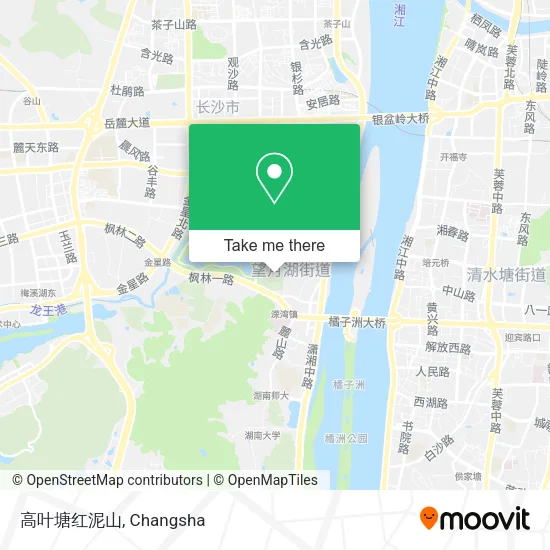 高叶塘红泥山 map