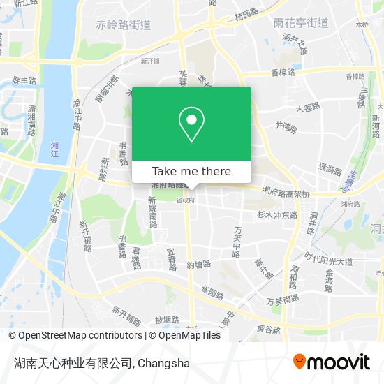 湖南天心种业有限公司 map