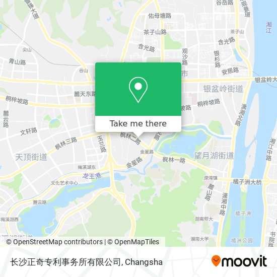 长沙正奇专利事务所有限公司 map