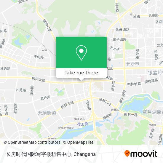 长房时代国际写字楼租售中心 map