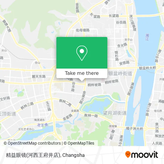 精益眼镜(河西王府井店) map