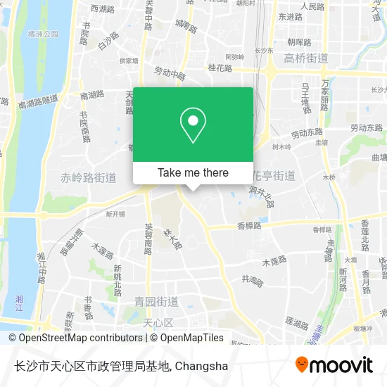 长沙市天心区市政管理局基地 map