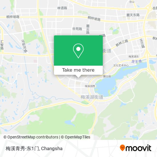 梅溪青秀-东1门 map