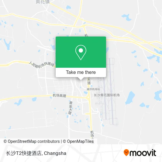 长沙T2快捷酒店 map