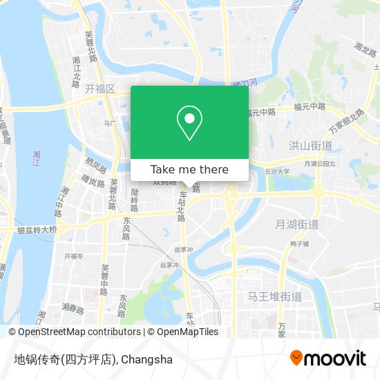 地锅传奇(四方坪店) map