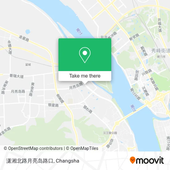 潇湘北路月亮岛路口 map