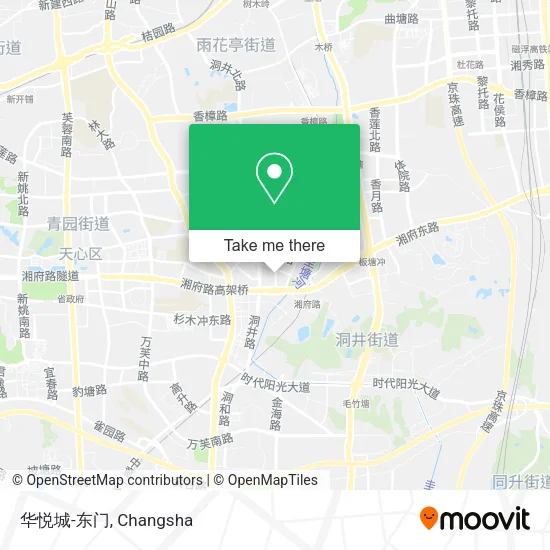 华悦城-东门 map