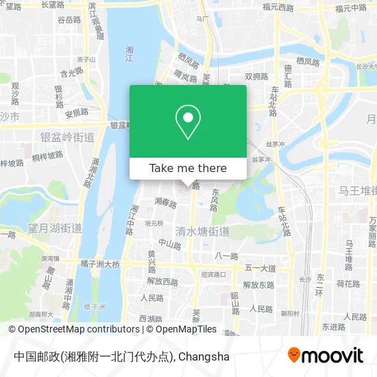 中国邮政(湘雅附一北门代办点) map