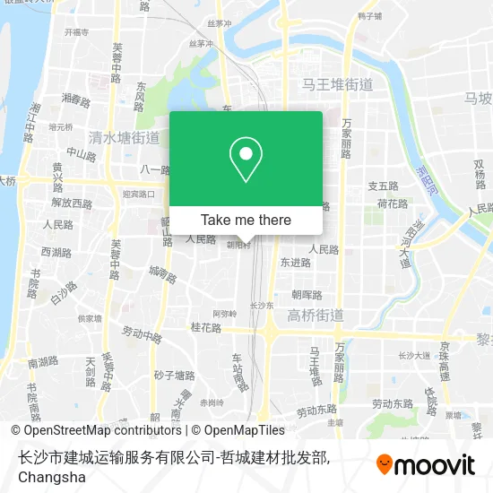 长沙市建城运输服务有限公司-哲城建材批发部 map