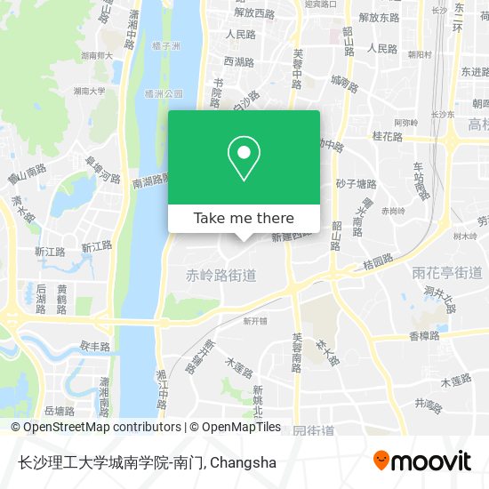 长沙理工大学城南学院-南门 map