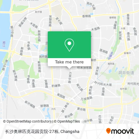 长沙奥林匹克花园贡院-27栋 map