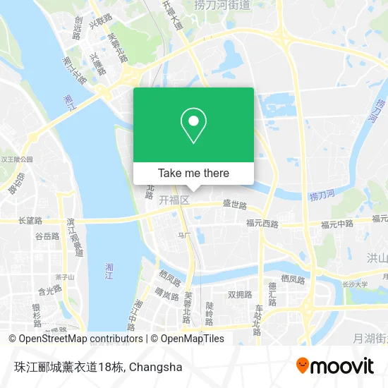 珠江郦城薰衣道18栋 map
