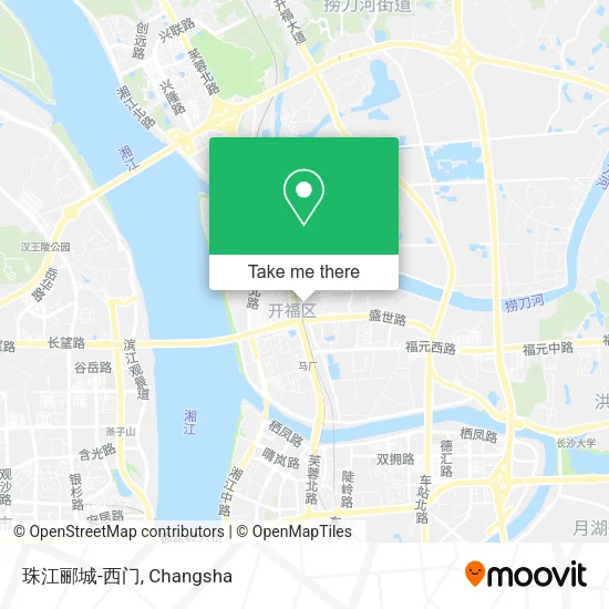 珠江郦城-西门 map