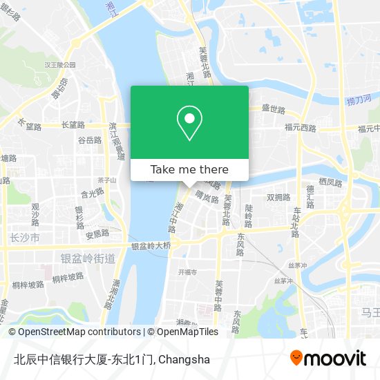 北辰中信银行大厦-东北1门 map