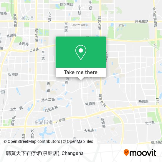 韩蒸天下石疗馆(泉塘店) map
