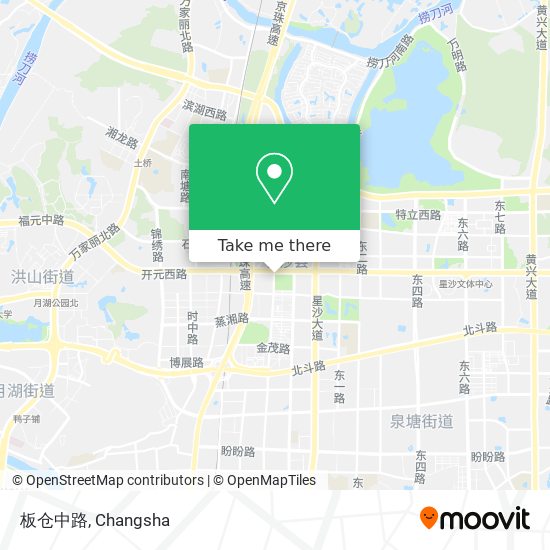 板仓中路 map