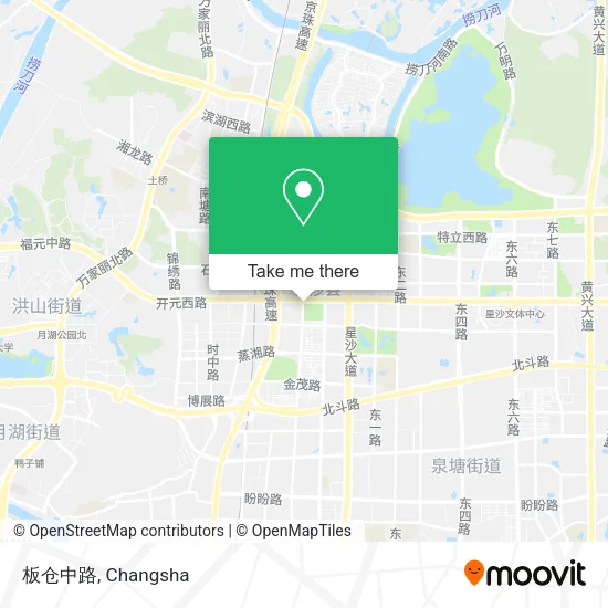 板仓中路 map