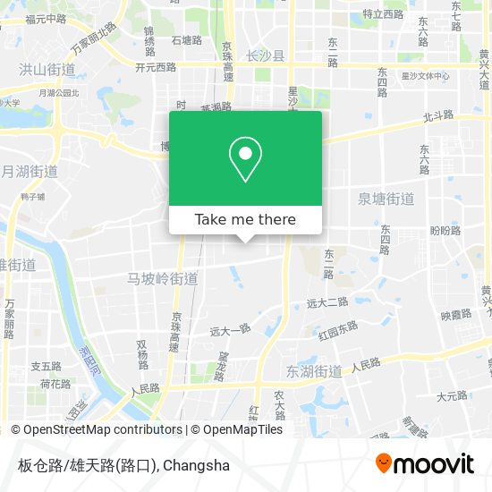板仓路/雄天路(路口) map
