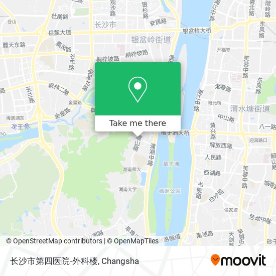 长沙市第四医院-外科楼 map