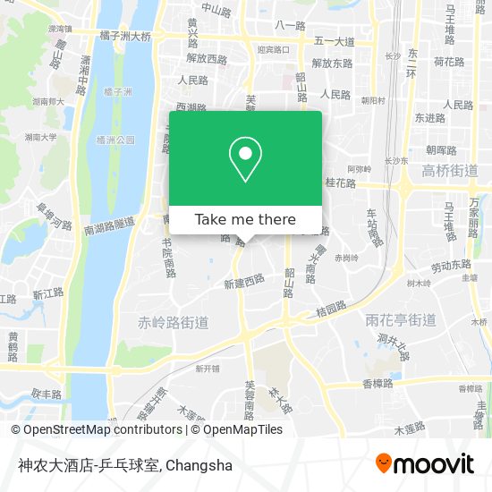 神农大酒店-乒乓球室 map