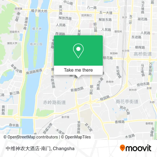中维神农大酒店-南门 map