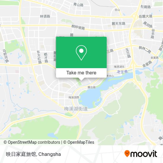 映日家庭旅馆 map