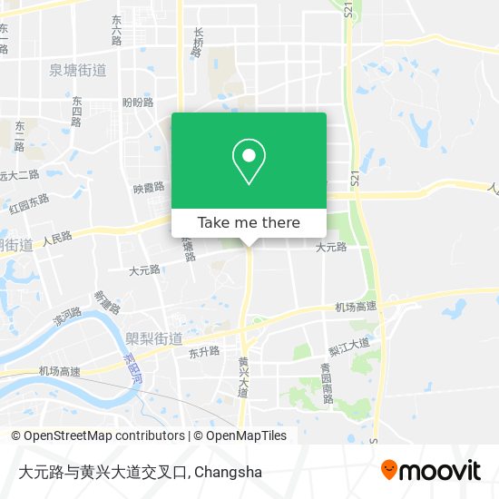 大元路与黄兴大道交叉口 map