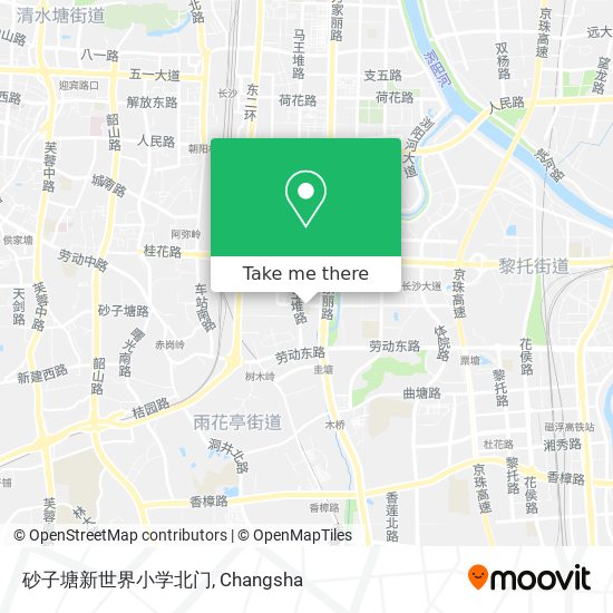 砂子塘新世界小学北门 map