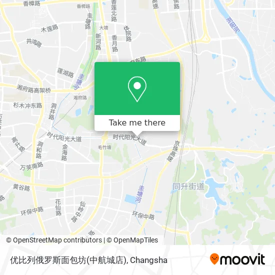 优比列俄罗斯面包坊(中航城店) map