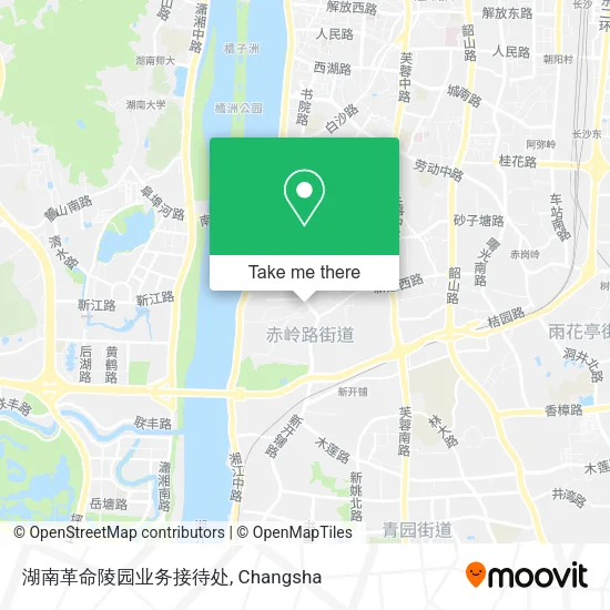 湖南革命陵园业务接待处 map