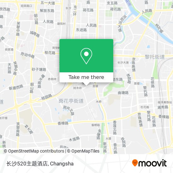 长沙520主题酒店 map