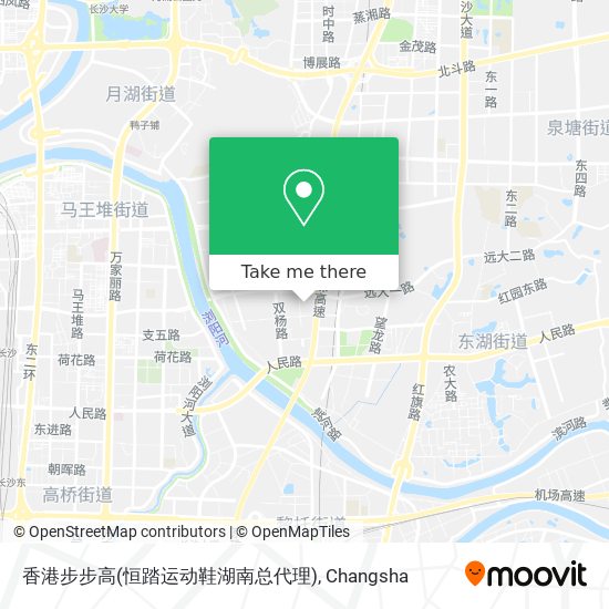 香港步步高(恒踏运动鞋湖南总代理) map