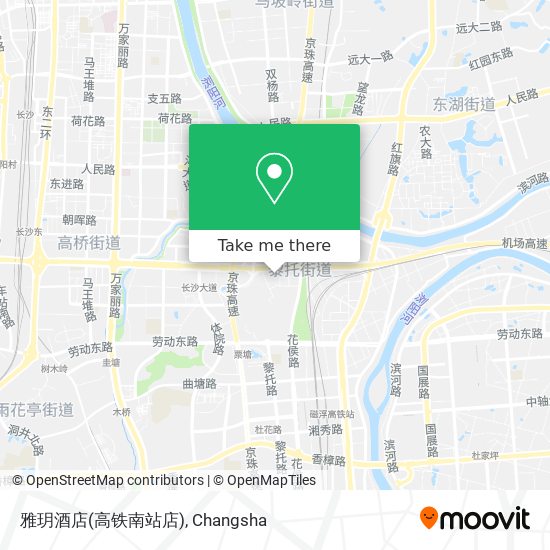 雅玥酒店(高铁南站店) map
