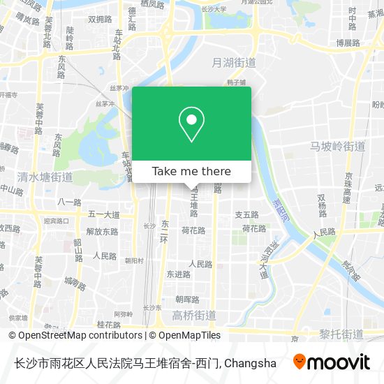 长沙市雨花区人民法院马王堆宿舍-西门 map