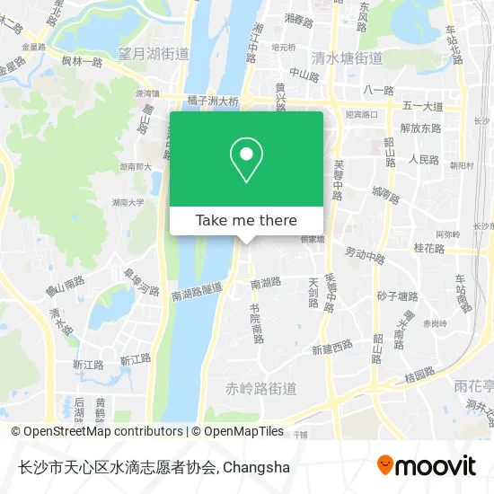 长沙市天心区水滴志愿者协会 map