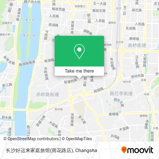 长沙好运来家庭旅馆(雨花路店) map