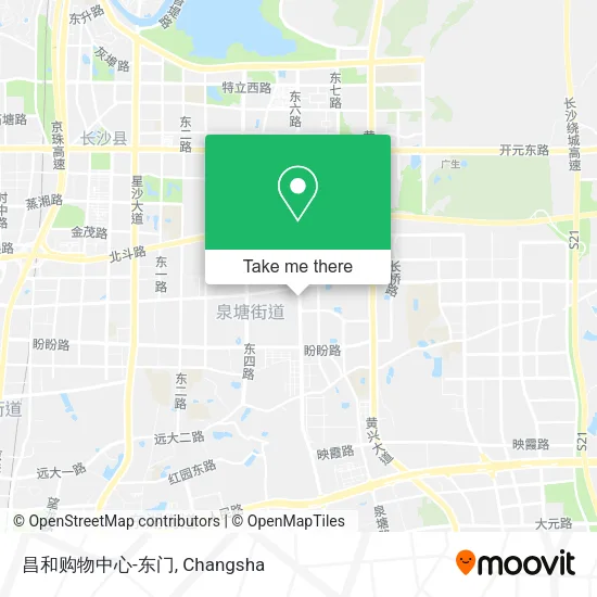 昌和购物中心-东门 map