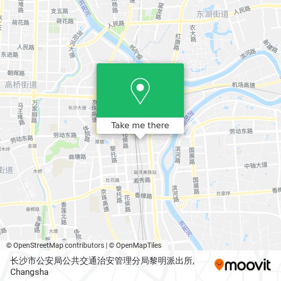 长沙市公安局公共交通治安管理分局黎明派出所 map