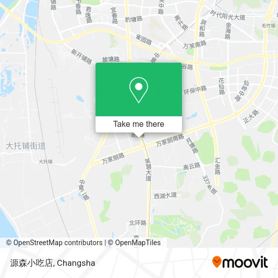 源森小吃店 map