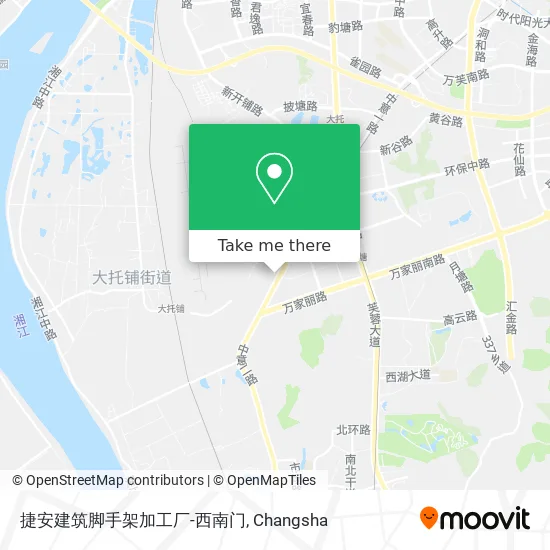 捷安建筑脚手架加工厂-西南门 map