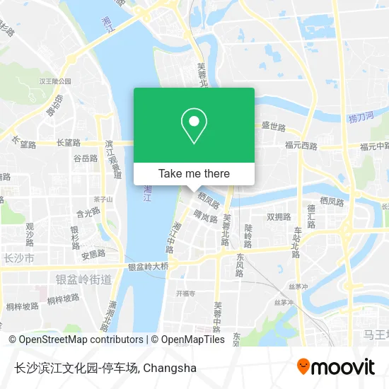 长沙滨江文化园-停车场 map