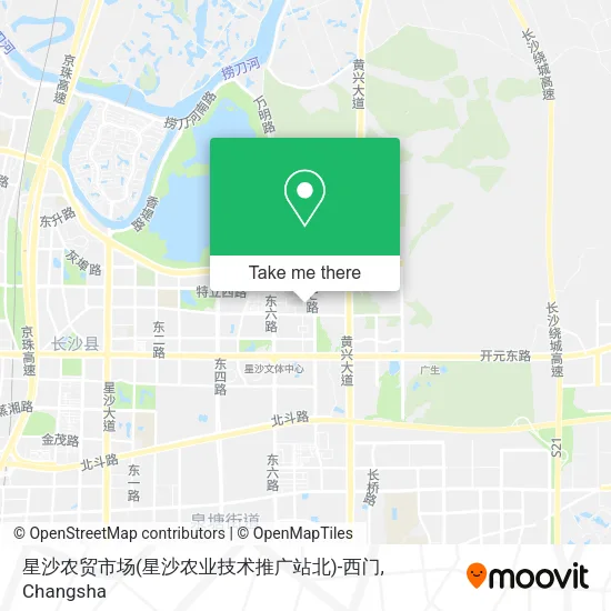 星沙农贸市场(星沙农业技术推广站北)-西门 map