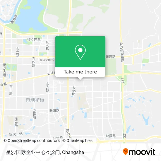 星沙国际企业中心-北2门 map
