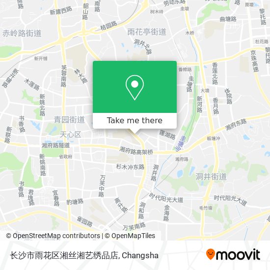 长沙市雨花区湘丝湘艺绣品店 map